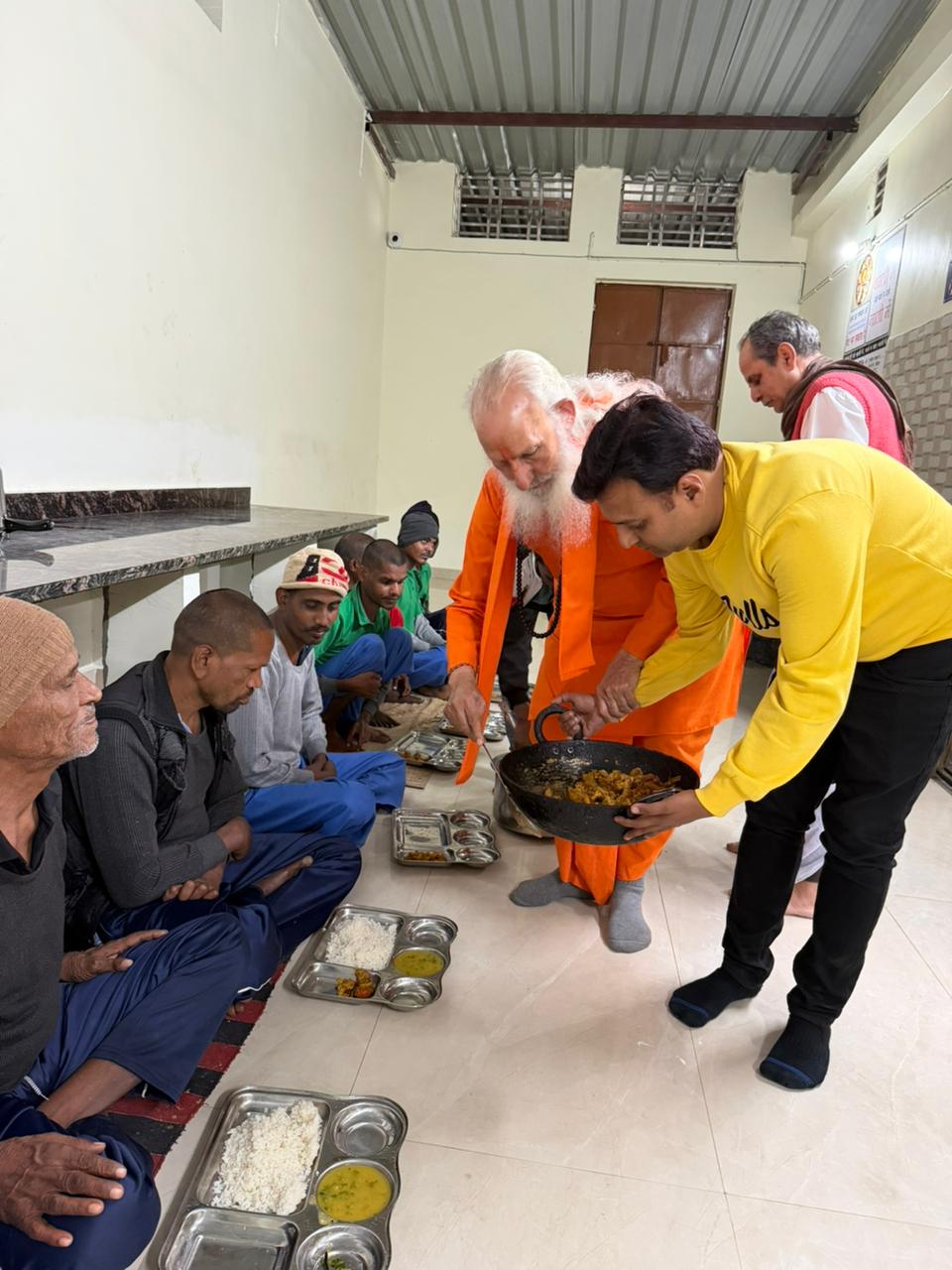 Food and clothes distribution